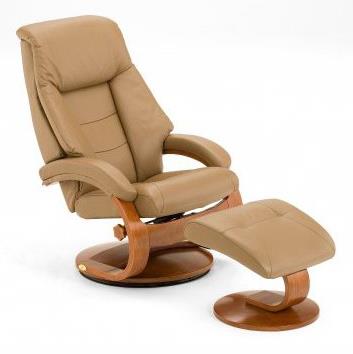 14244 52 36 103 Bergen Reclining Chair and Ottoman with Hardwood